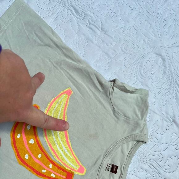 Tea Collection Banana Graphic Baby Tee Size 12-18 months - Picture 5 of 5
